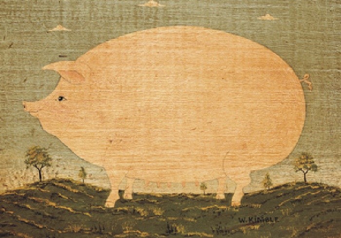 Warren Kimble American Pig